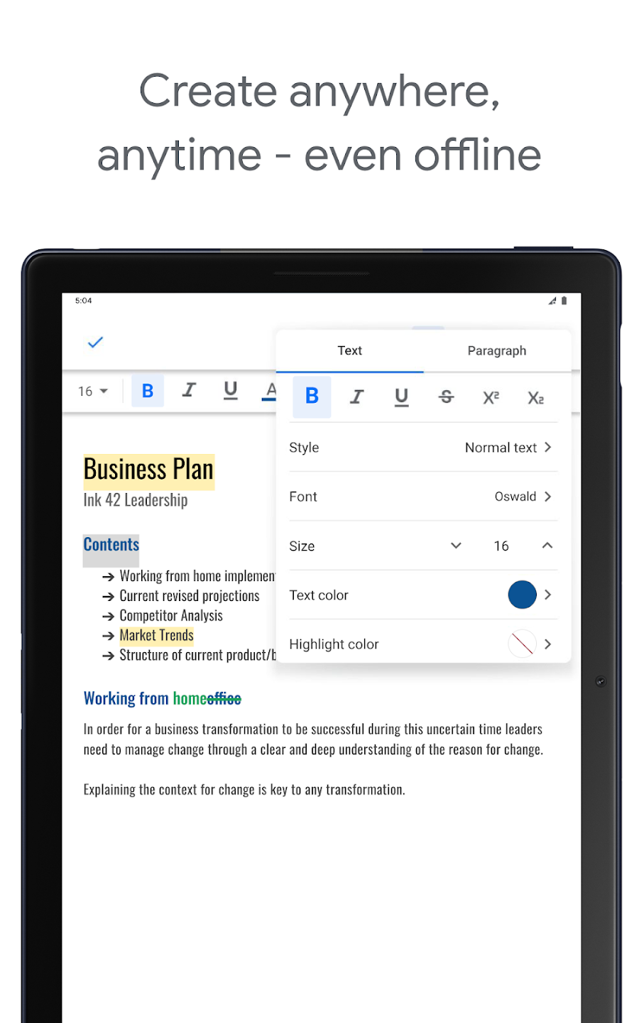 Google Docs 6