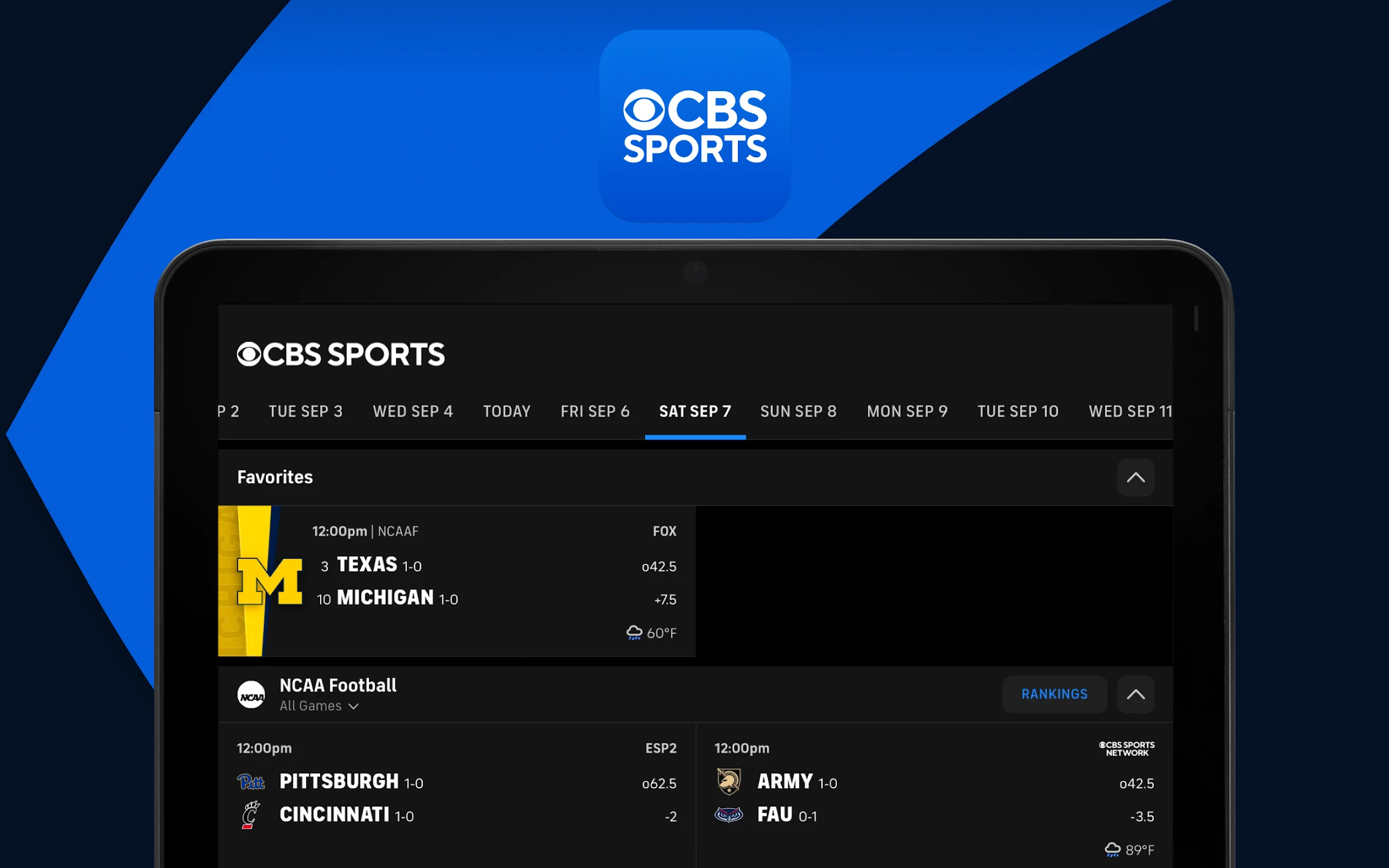 CBS Sports App: Scores & News 7