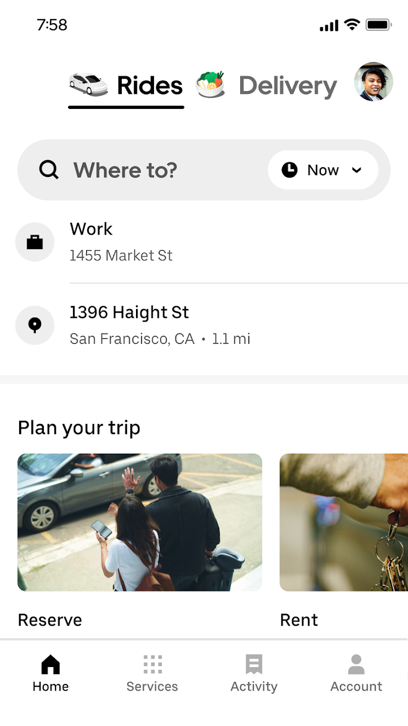 Uber – Request a ride 2